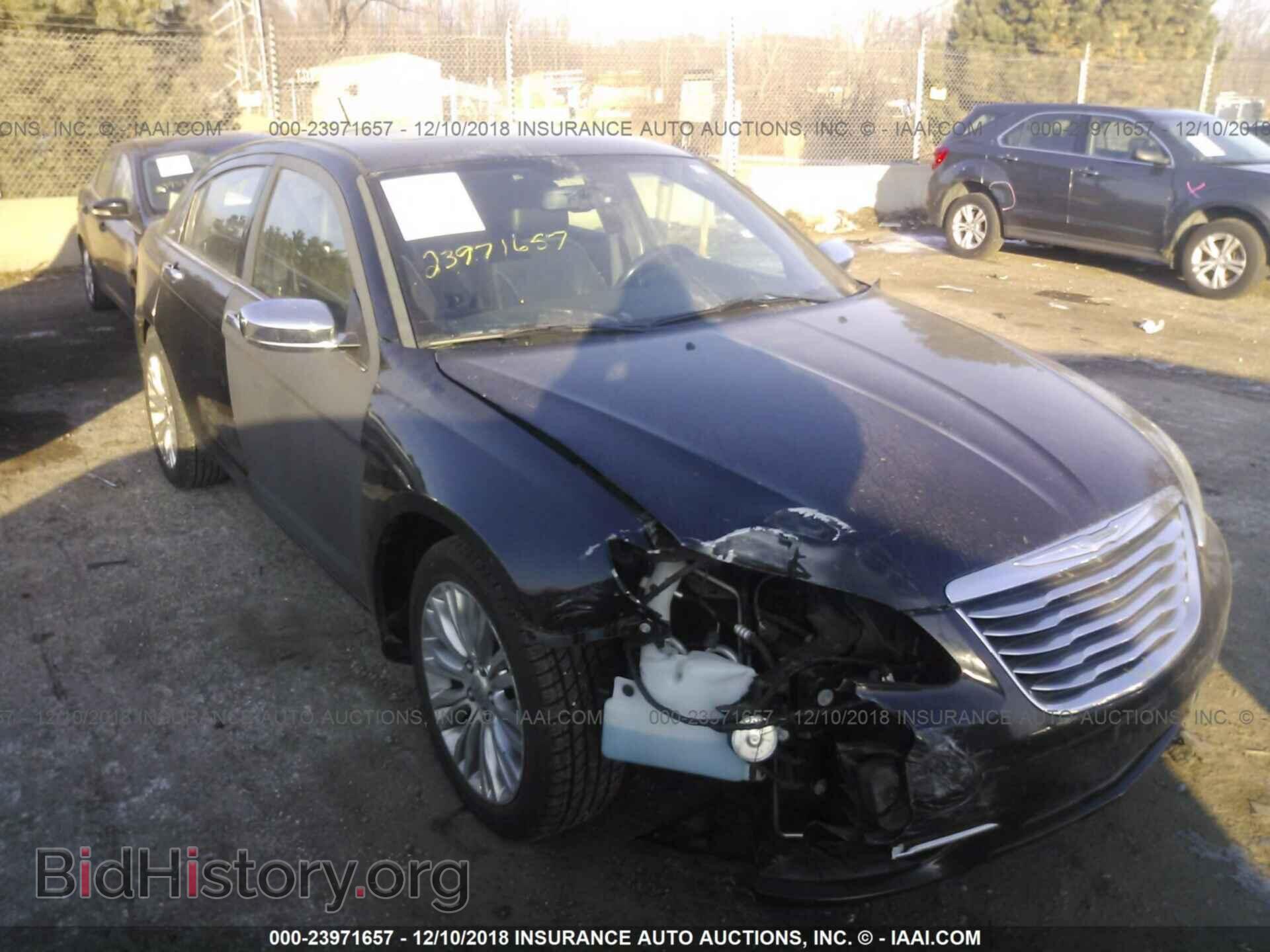 Фотография 1C3CCBCB3CN121565 - CHRYSLER 200 2012