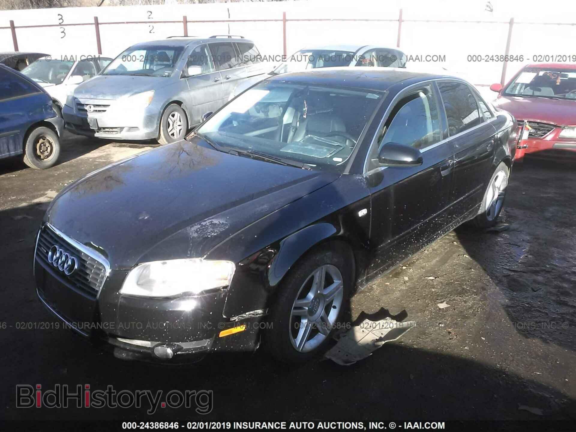 2007 AUDI A4 - VIN: WAUDF78E37A085443 - Фото 2