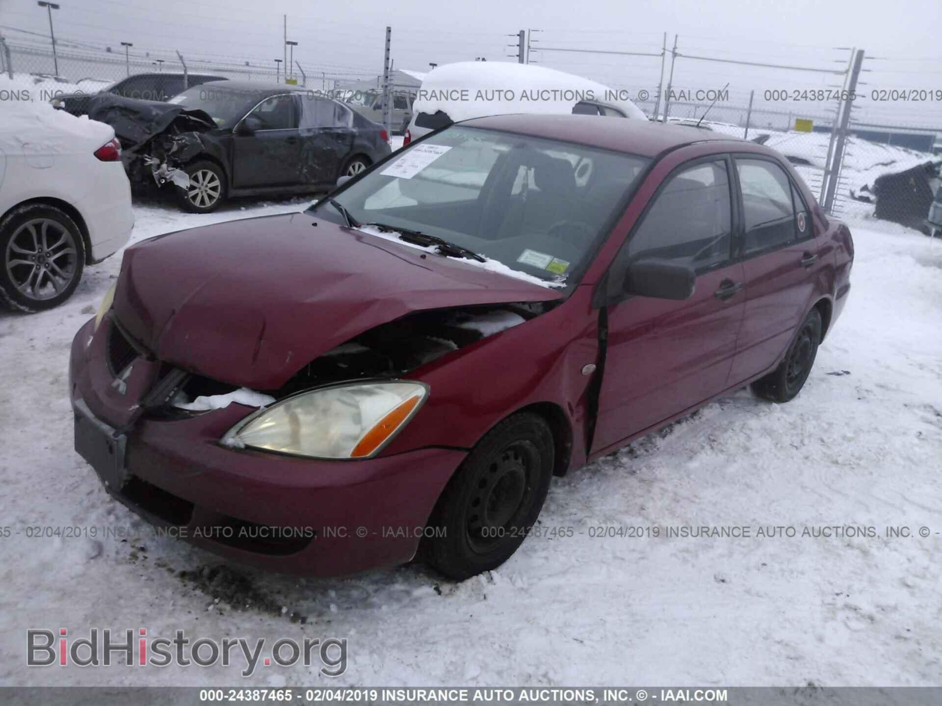 2004 MITSUBISHI LANCER - VIN: JA3AJ26E54U041799 - Фото 2