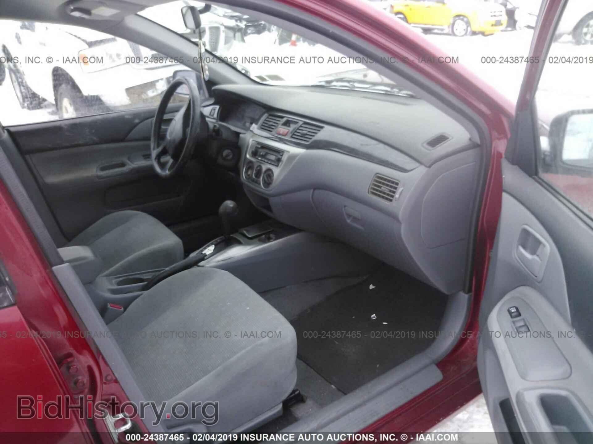 2004 MITSUBISHI LANCER - VIN: JA3AJ26E54U041799 - Фото 5