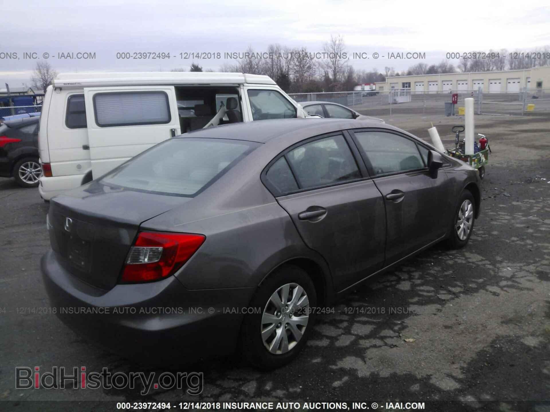 2012 HONDA CIVIC - VIN: 2HGFB2F55CH526015 - Фото 4