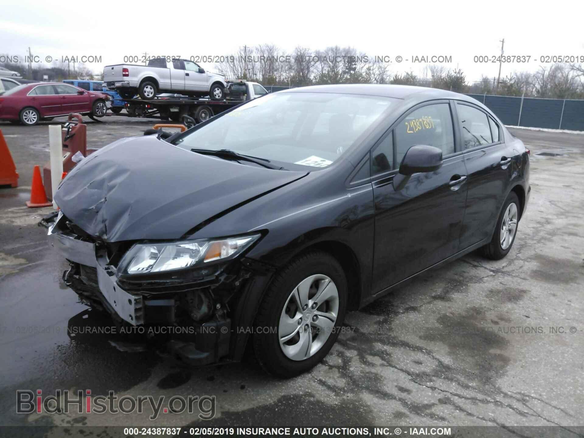 2013 HONDA CIVIC - VIN: 19XFB2E52DE036158 - Фото 2