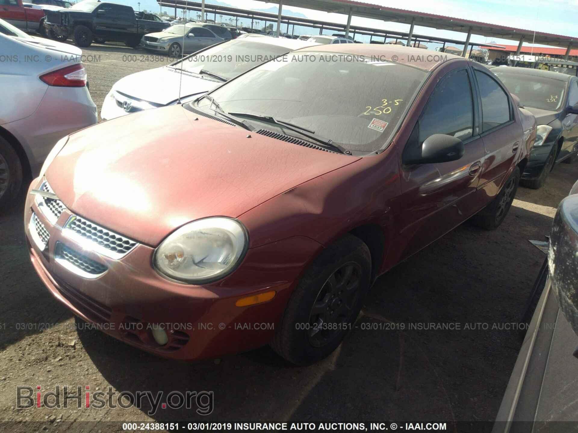 2005 DODGE NEON - VIN: 1B3ES56C65D249631 - Фото 2