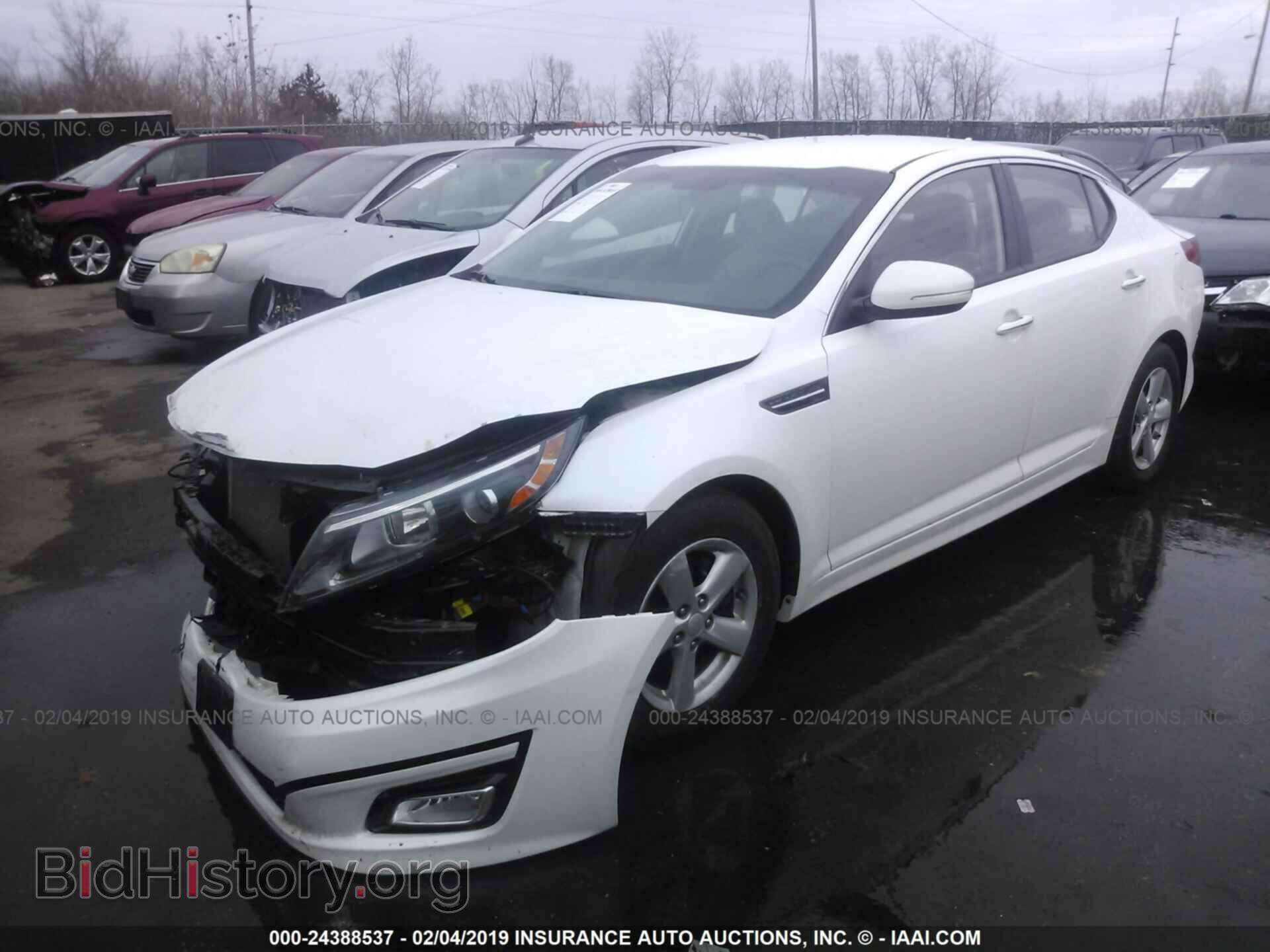 2015 KIA OPTIMA - VIN: KNAGM4A72F5535474 - Photo 2