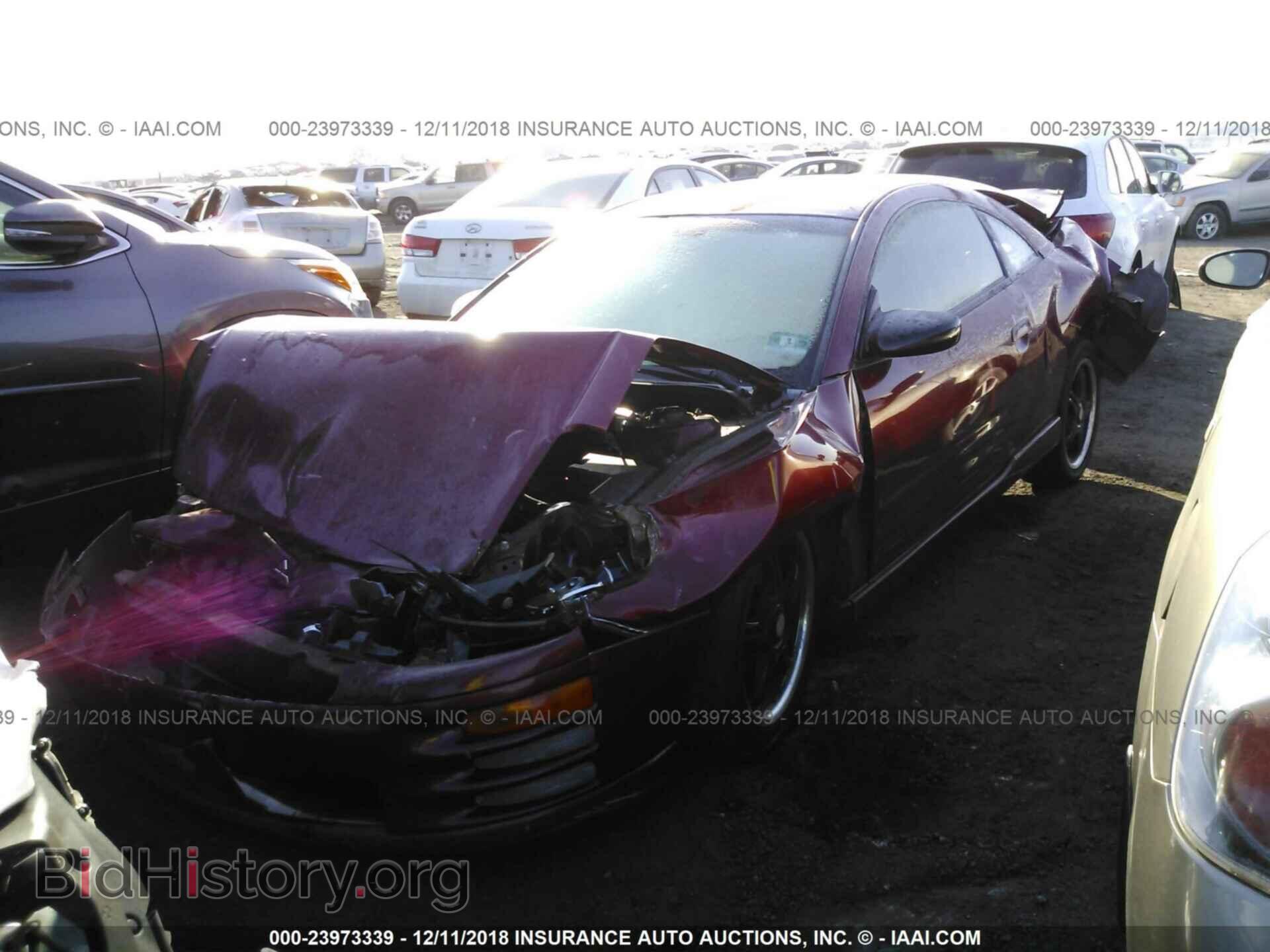 2001 MITSUBISHI ECLIPSE - VIN: 4A3AC54HX1E124139 - Фото 2