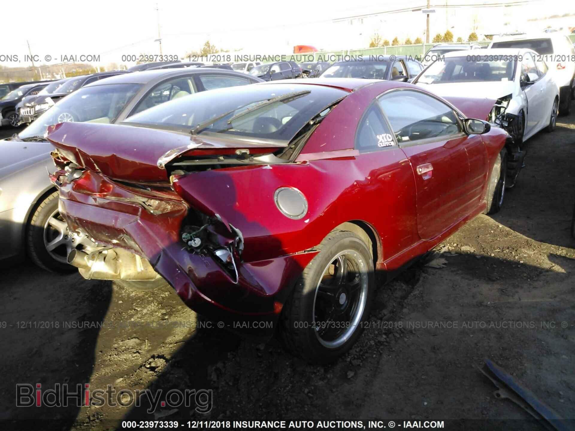2001 MITSUBISHI ECLIPSE - VIN: 4A3AC54HX1E124139 - Фото 4
