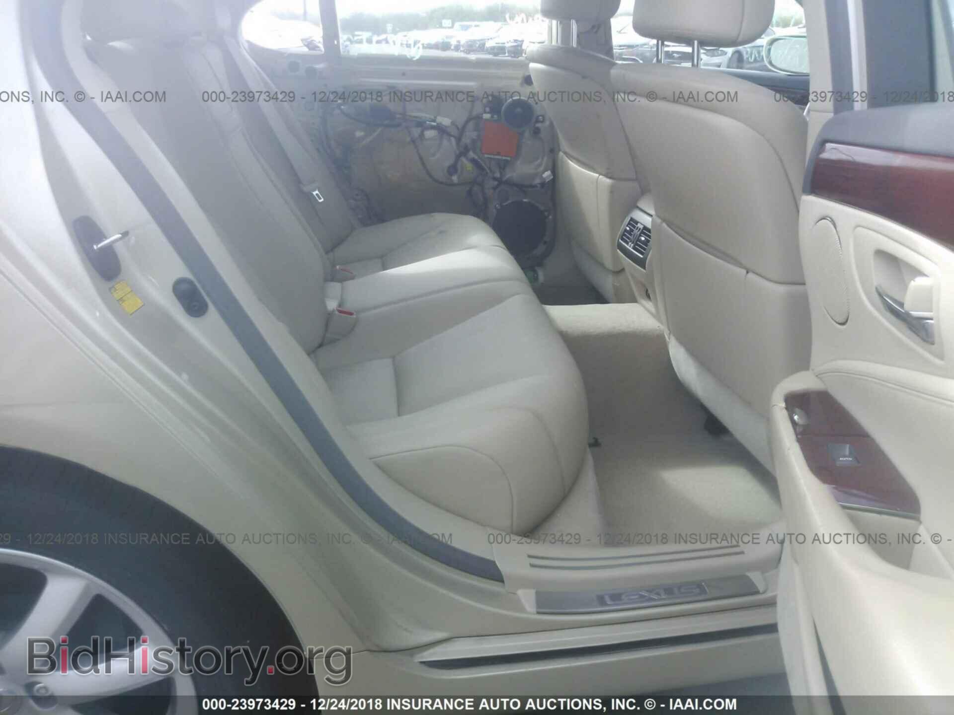 2008 LEXUS LS - VIN: JTHBL46F385082015 - Photo 8