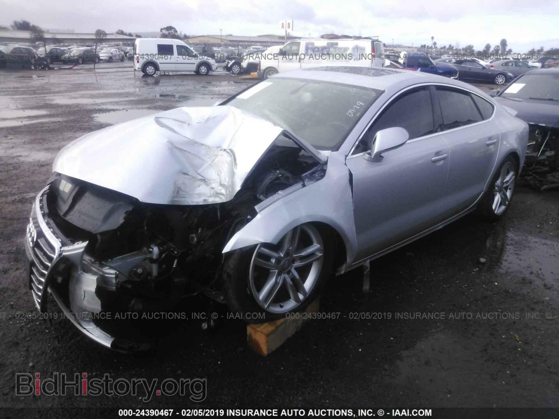 2014 AUDI A7 - VIN: WAUWMAFC6EN104165 - Фото 2