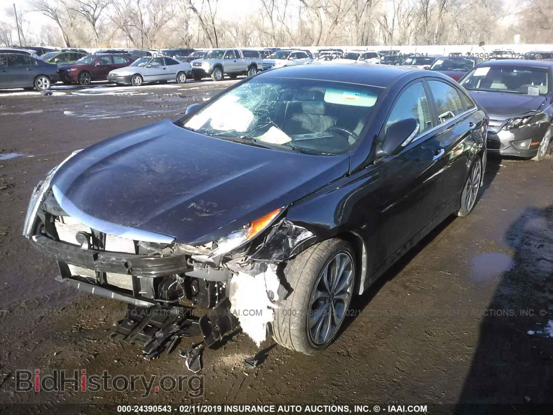 2014 HYUNDAI SONATA - VIN: 5NPEC4AC8EH820785 - Фото 2