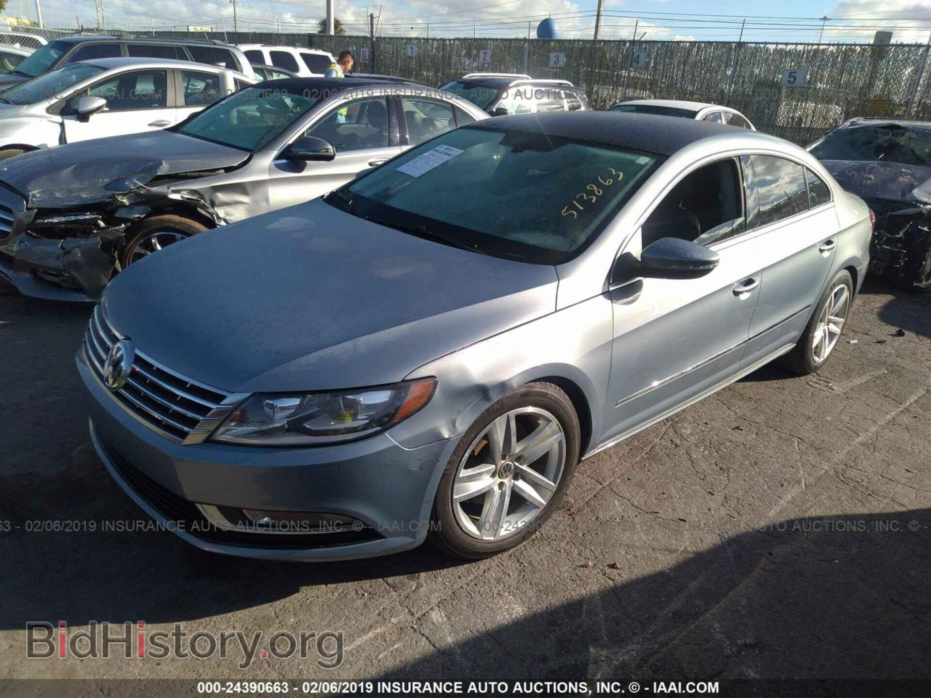 2013 VOLKSWAGEN CC - VIN: WVWBP7AN0DE513863 - Фото 2