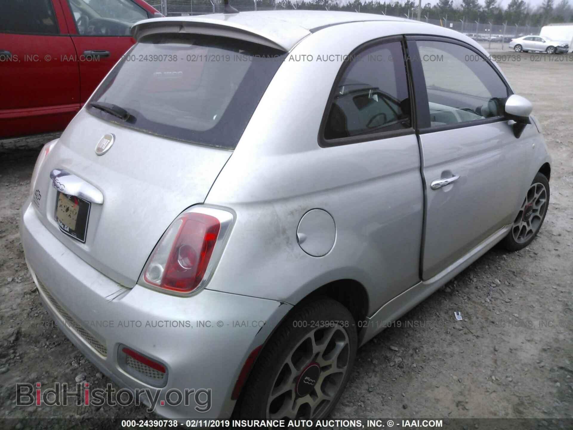 2012 FIAT 500 - VIN: 3C3CFFBR7CT116088 - Фото 4