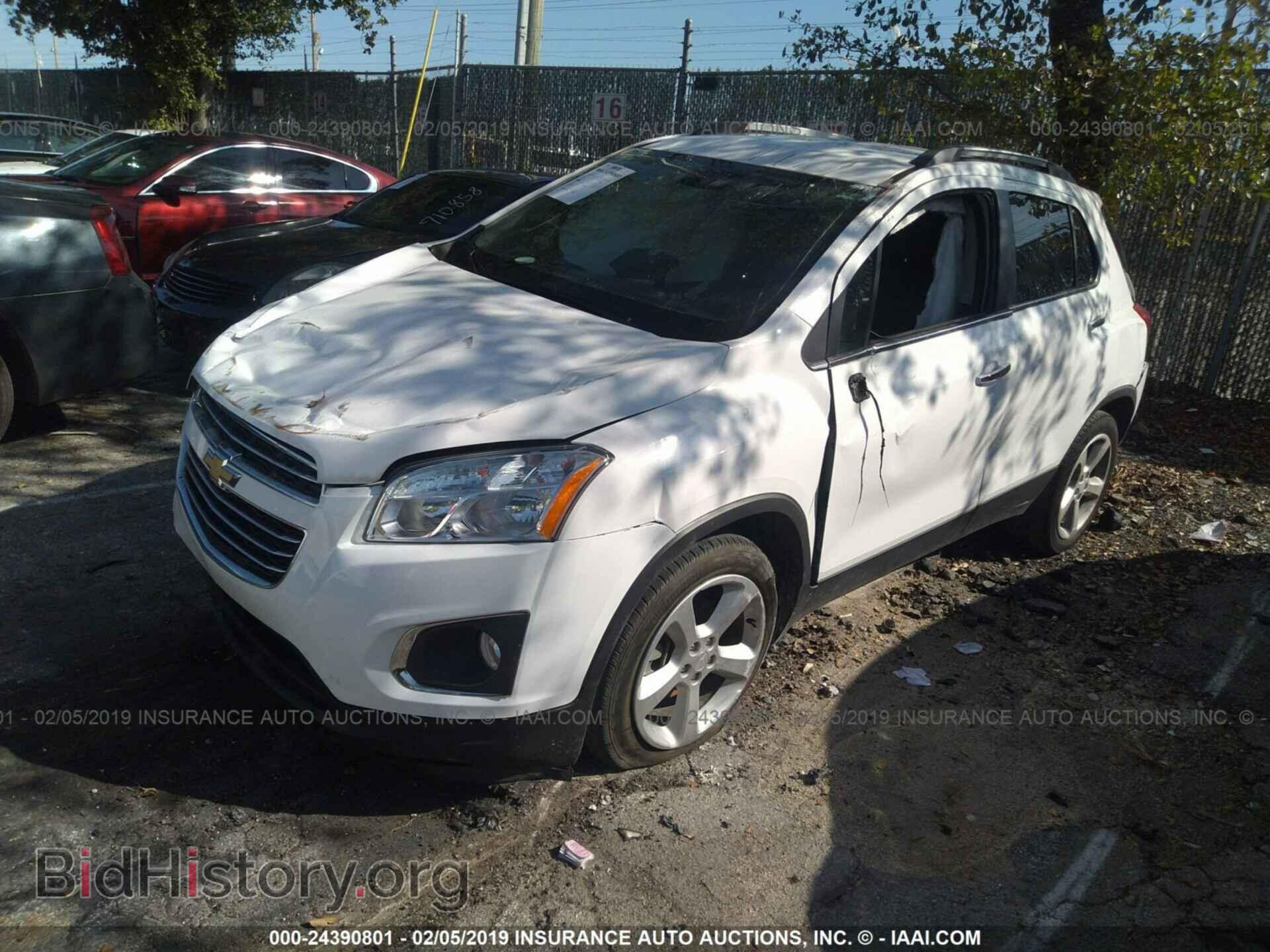 2016 CHEVROLET TRAX - VIN: 3GNCJMSB5GL160413 - Photo 2