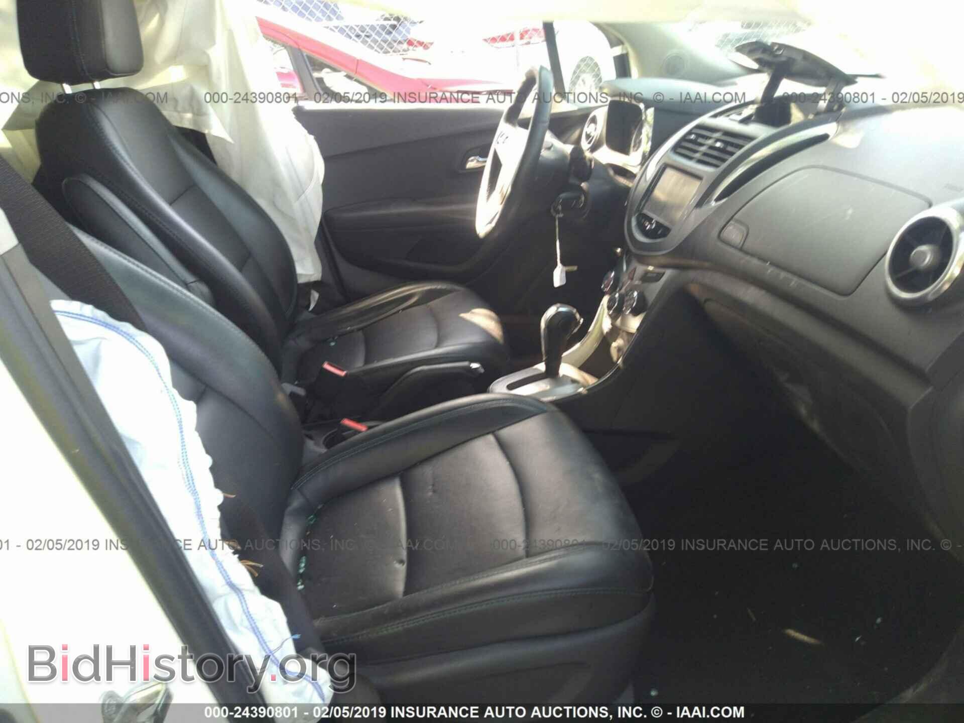 2016 CHEVROLET TRAX - VIN: 3GNCJMSB5GL160413 - Photo 5