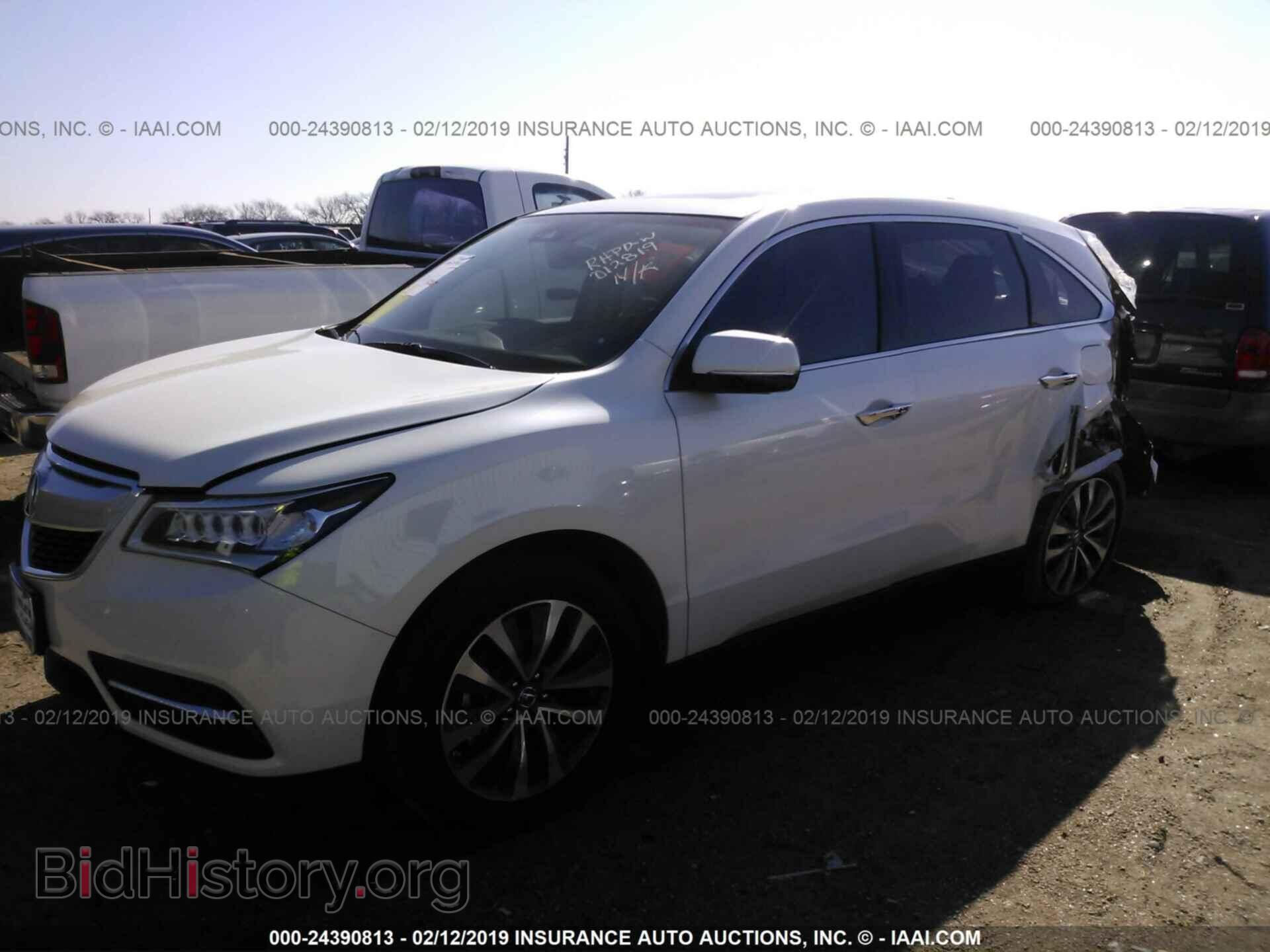 2016 ACURA MDX - VIN: 5FRYD4H49GB011837 - Фото 2