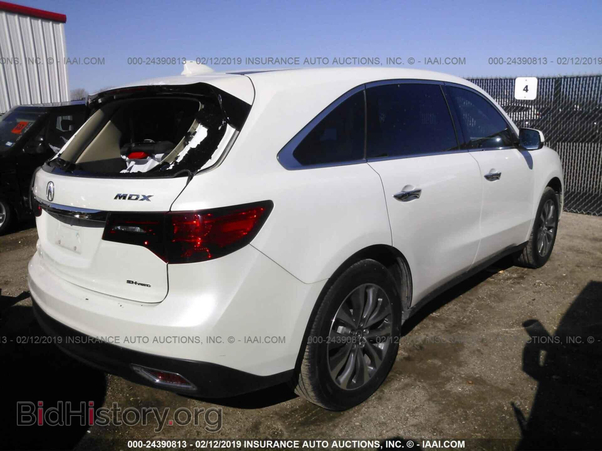 2016 ACURA MDX - VIN: 5FRYD4H49GB011837 - Фото 4