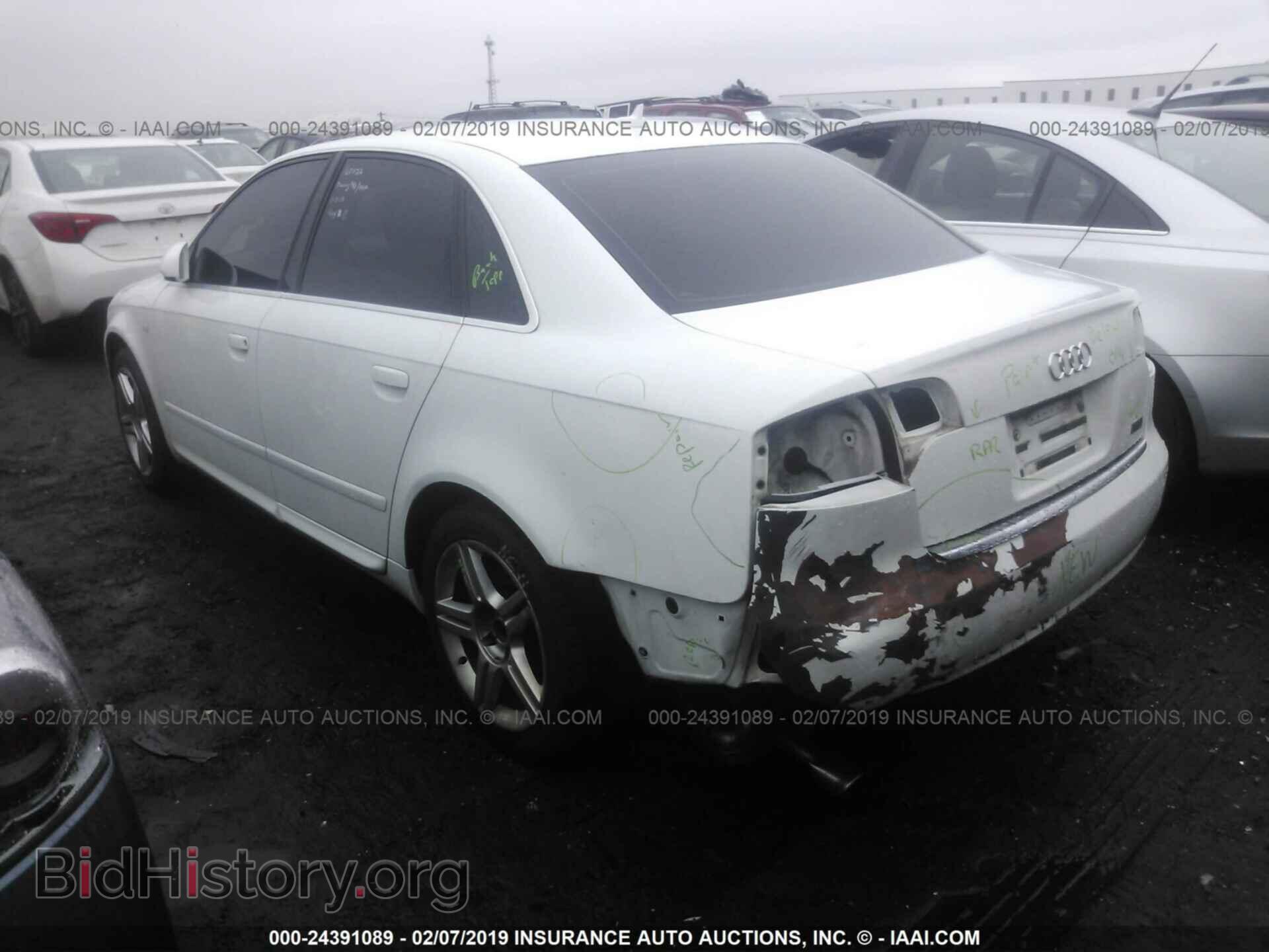 2008 AUDI A4 - VIN: WAUDF78E18A061174 - Фото 3