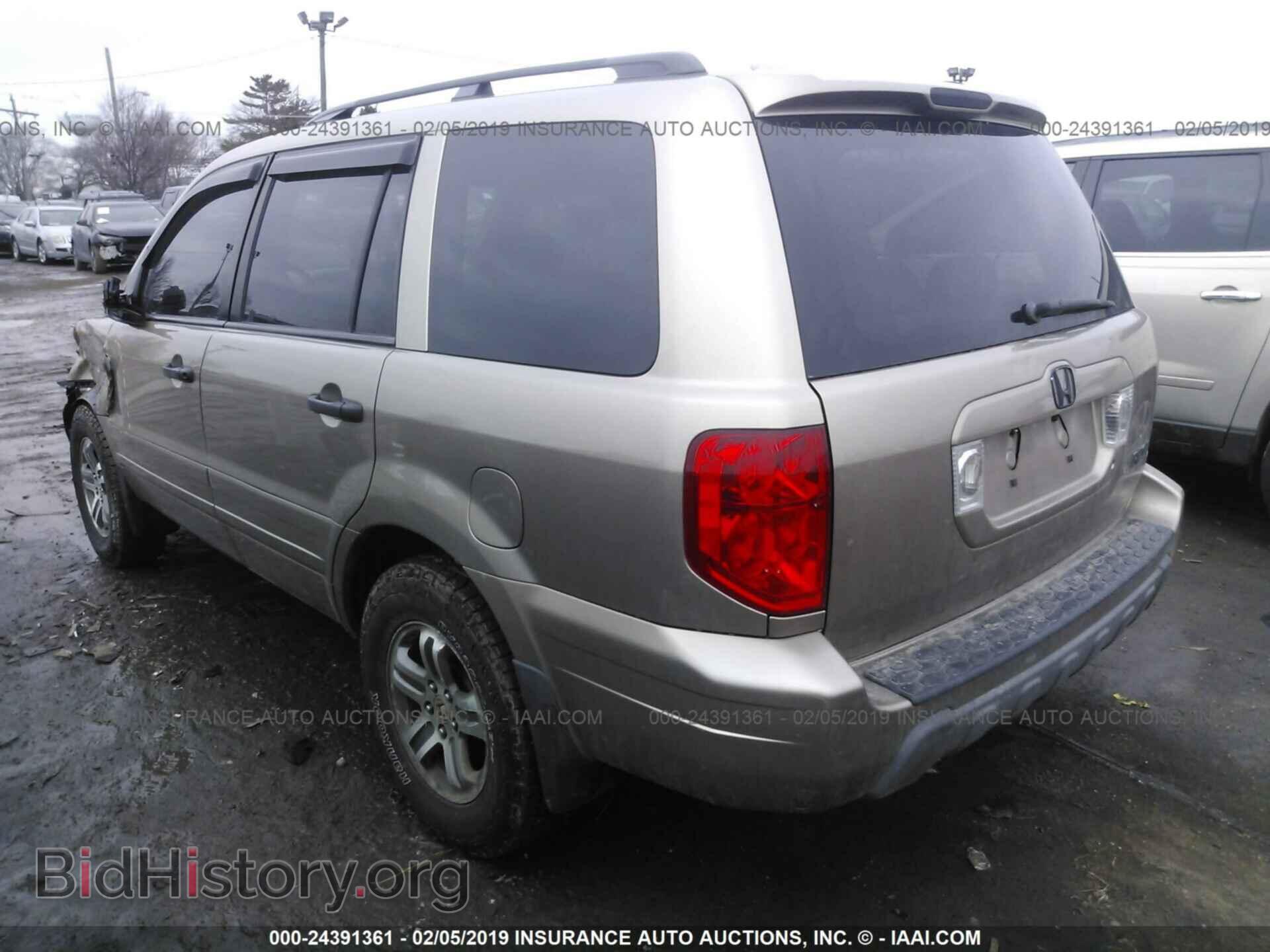 2005 HONDA PILOT - VIN: 5FNYF185X5B010826 - Фото 3