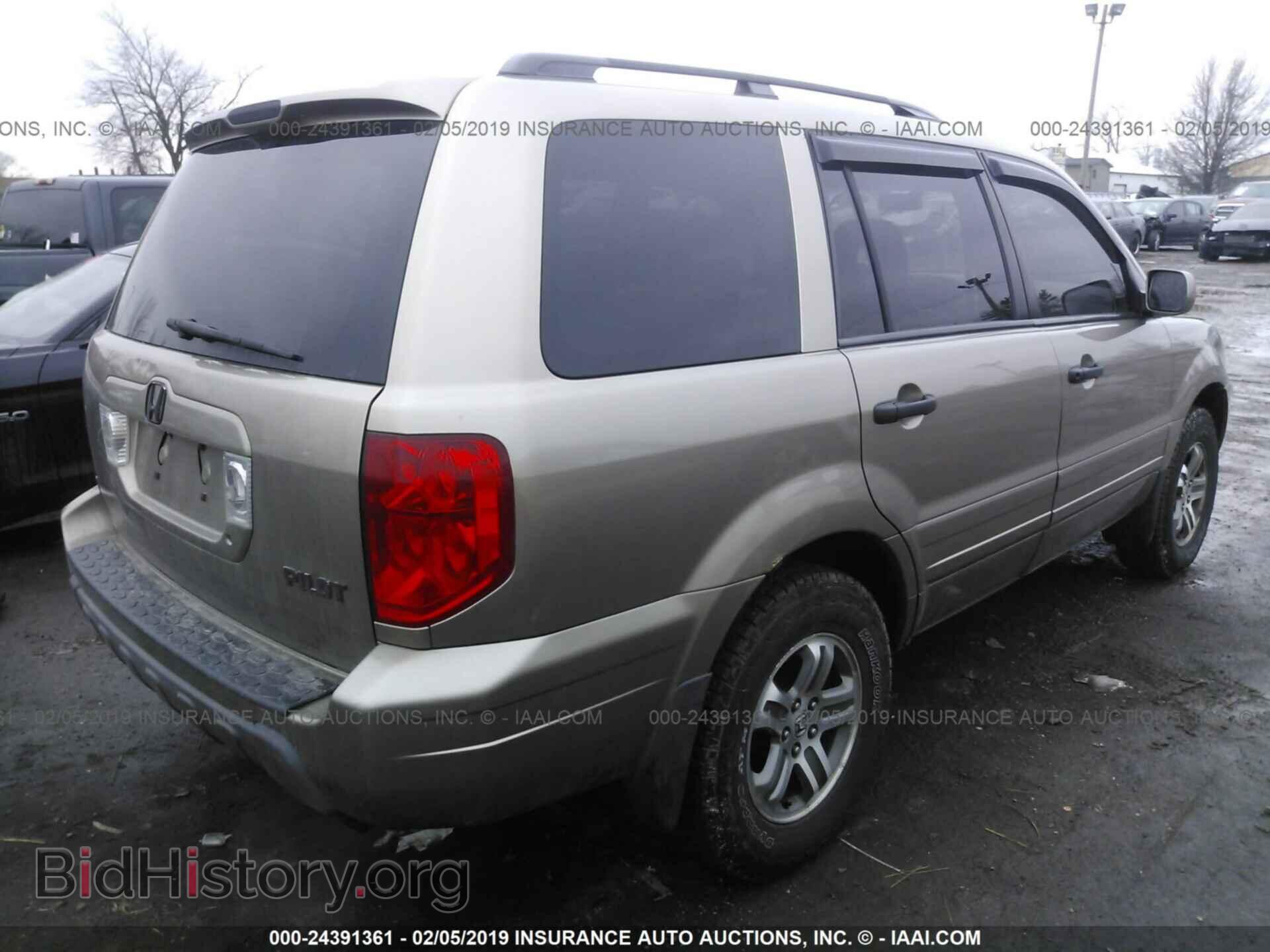 2005 HONDA PILOT - VIN: 5FNYF185X5B010826 - Фото 4