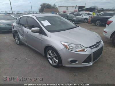 2013 Ford FOCUS SE, серебристый — VIN 1FADP3F22DL247053, IAAI
