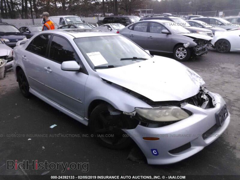 2005 Mazda 6 (VIN 1YVHP80D255M14319) — photo 1 of 10, IAAI, damage: front end