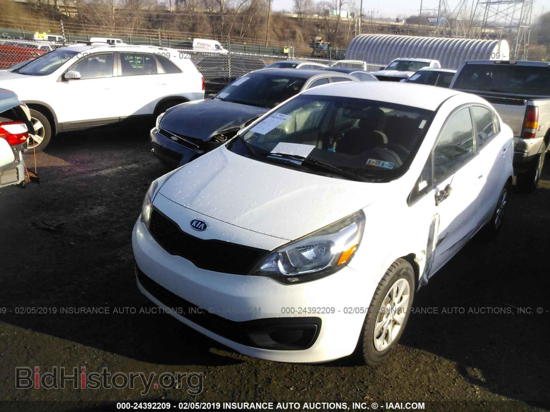 2013 KIA RIO - VIN: KNADM4A33D6112040 - Фото 2