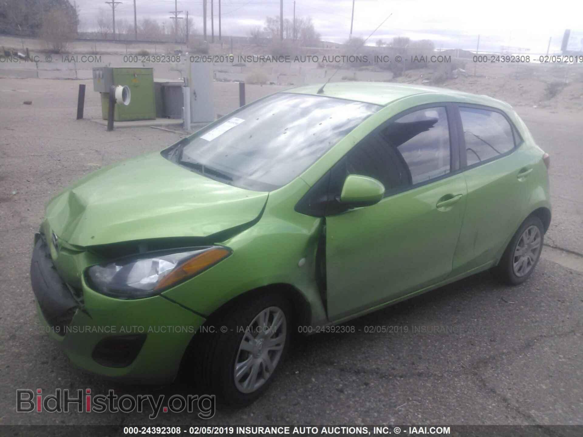 2013 MAZDA MAZDA2 - VIN: JM1DE1KY5D0164927 - Фото 2