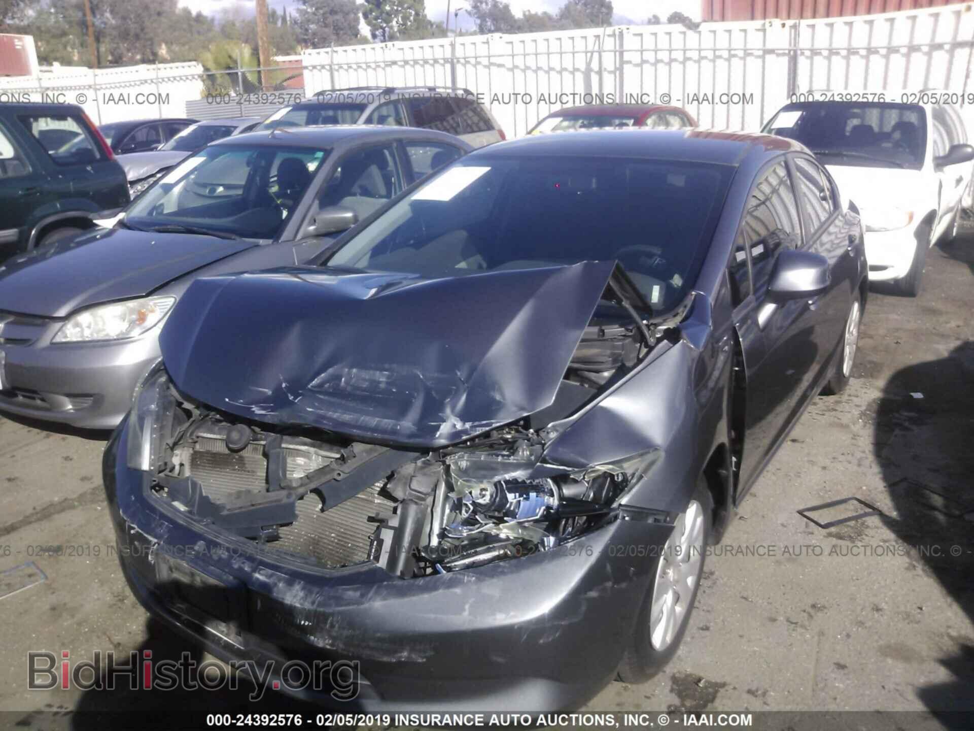 2012 HONDA CIVIC - VIN: 19XFB2F53CE373614 - Фото 2