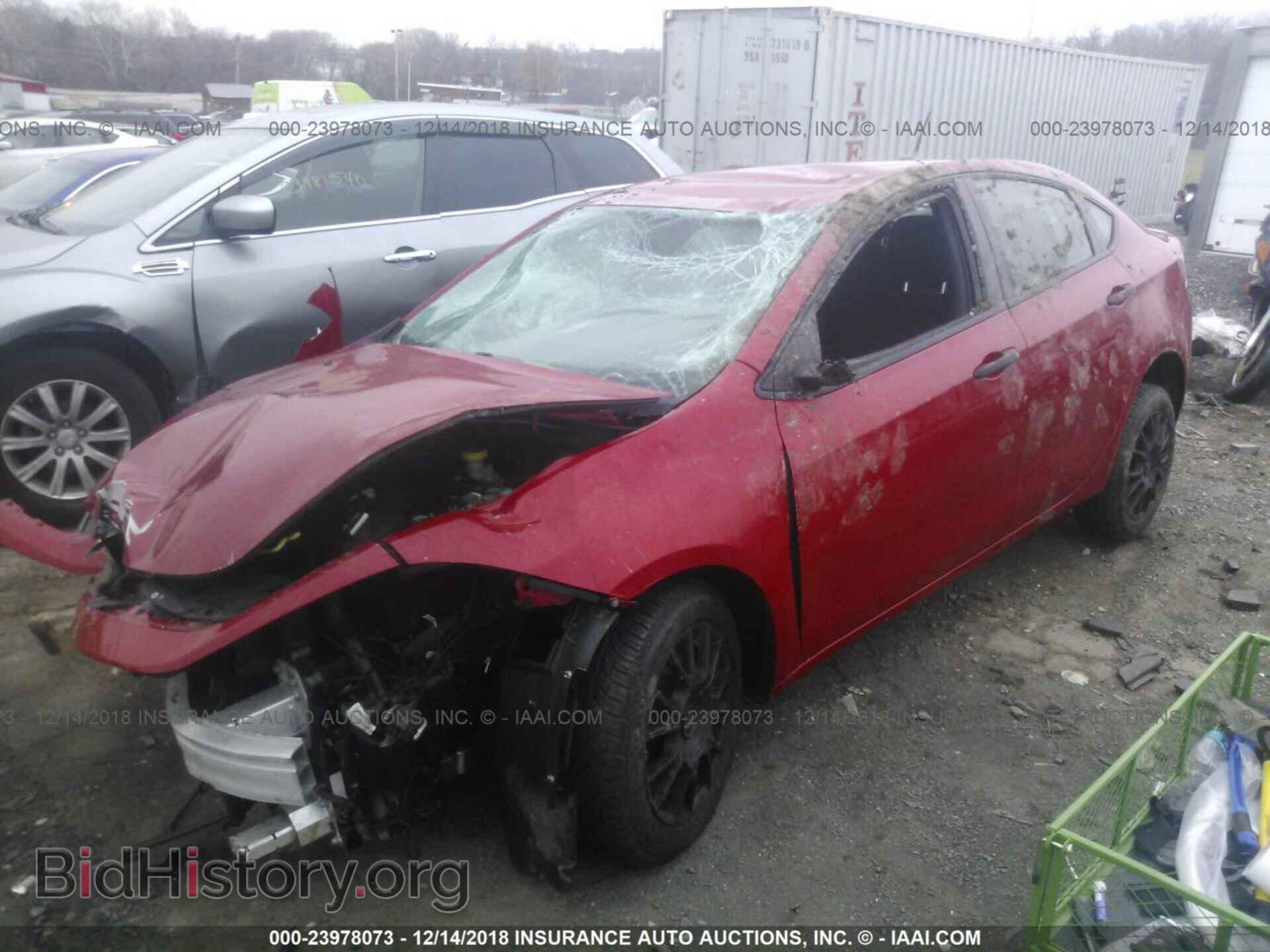 2013 DODGE DART - VIN: 1C3CDFAA2DD301822 - Фото 2