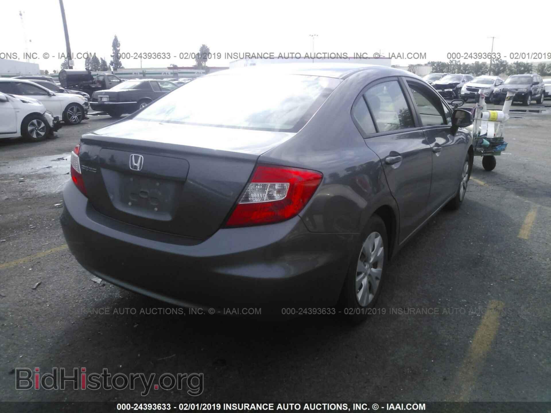 2012 HONDA CIVIC - VIN: 19XFB2F50CE350985 - Фото 4