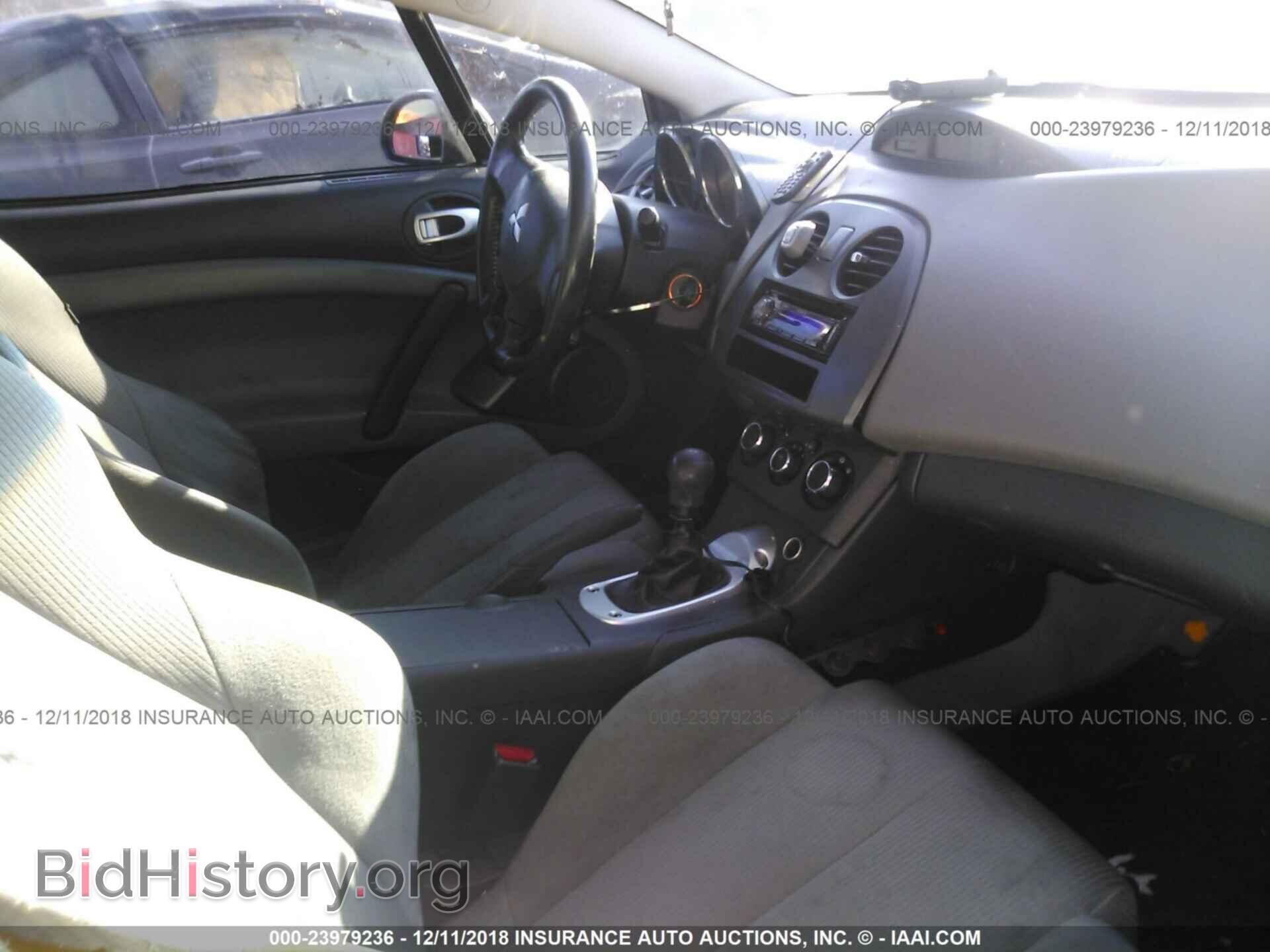 2006 MITSUBISHI ECLIPSE - VIN: 4A3AK34T46E009930 - Фото 5