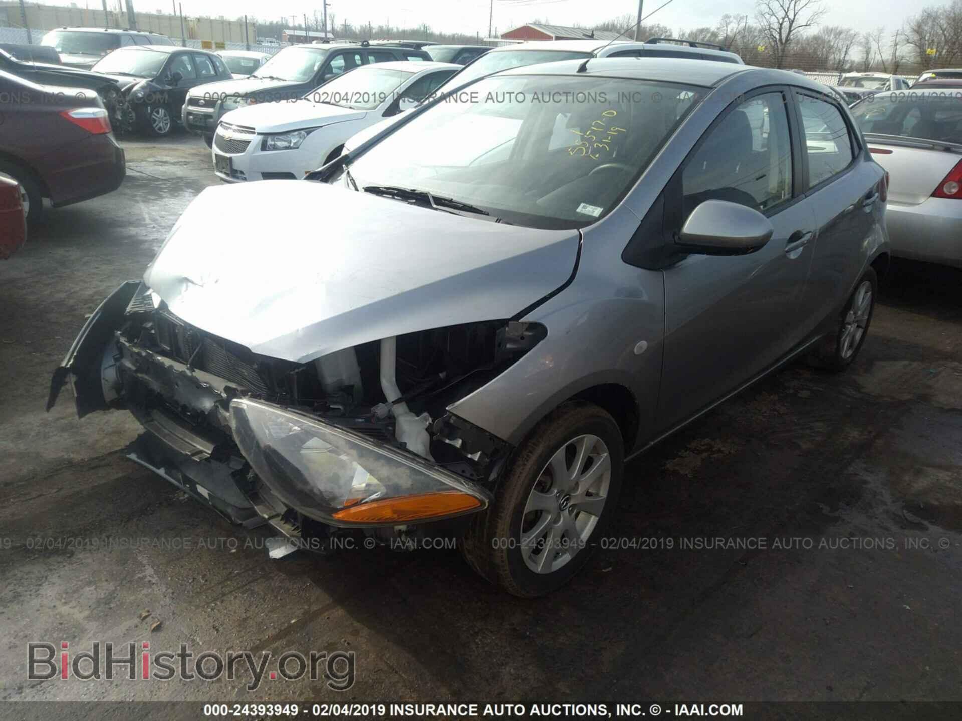 2013 MAZDA MAZDA2 - VIN: JM1DE1LY6D0154261 - Photo 2