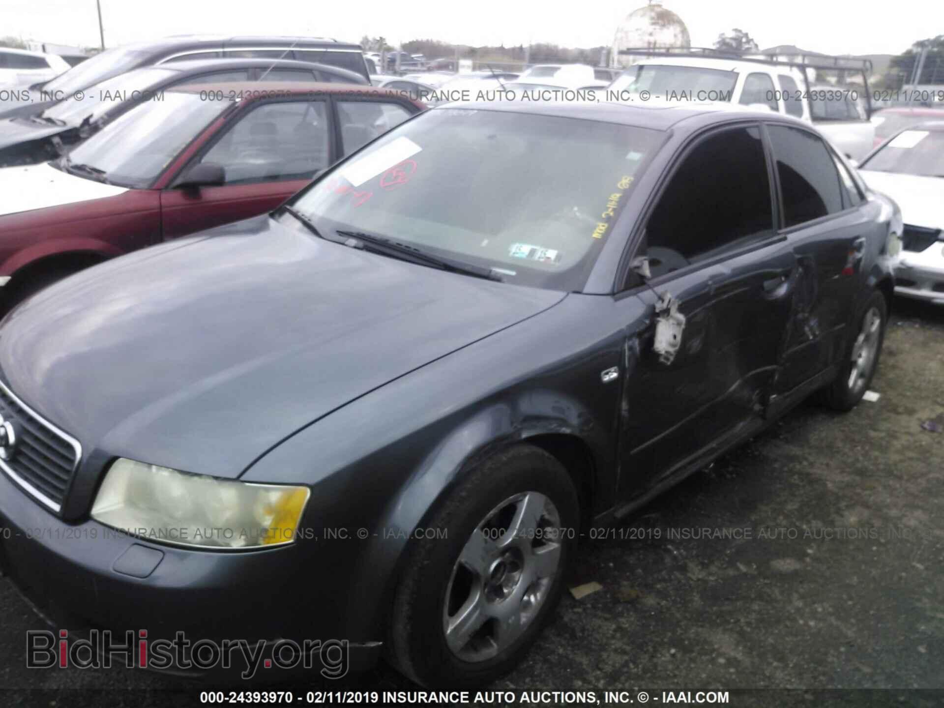 2002 AUDI A4 - VIN: WAULC68E62A312521 - Фото 2