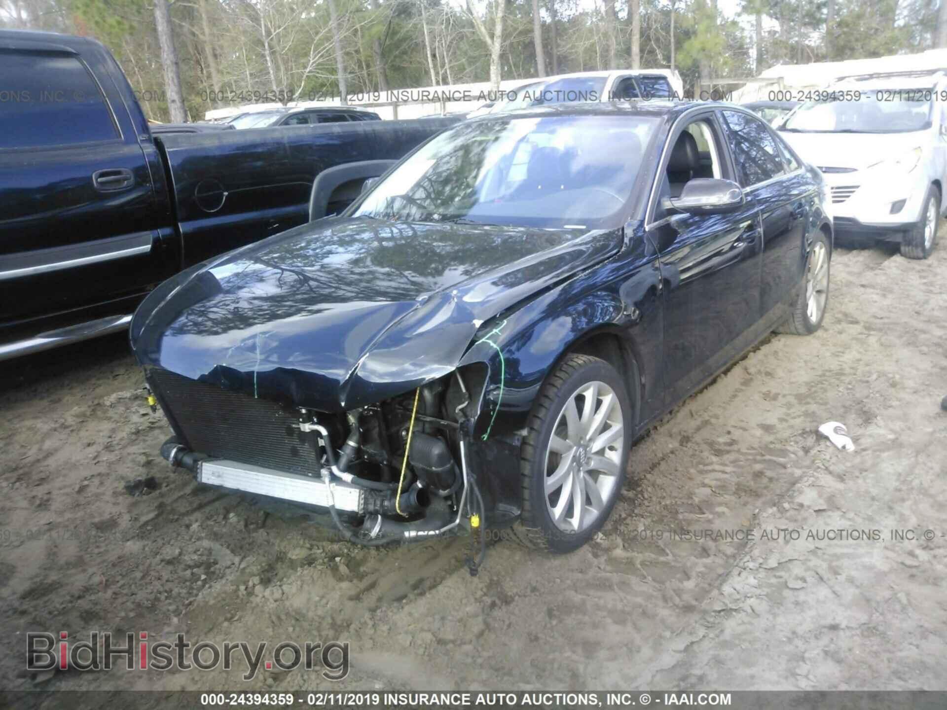 2013 AUDI A4 - VIN: WAUFFAFL3DN037596 - Фото 2