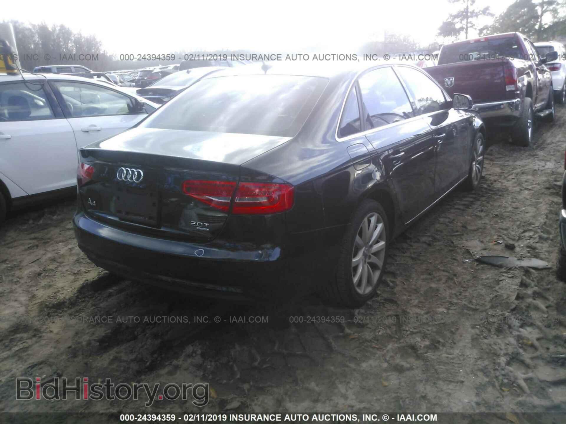 2013 AUDI A4 - VIN: WAUFFAFL3DN037596 - Фото 4