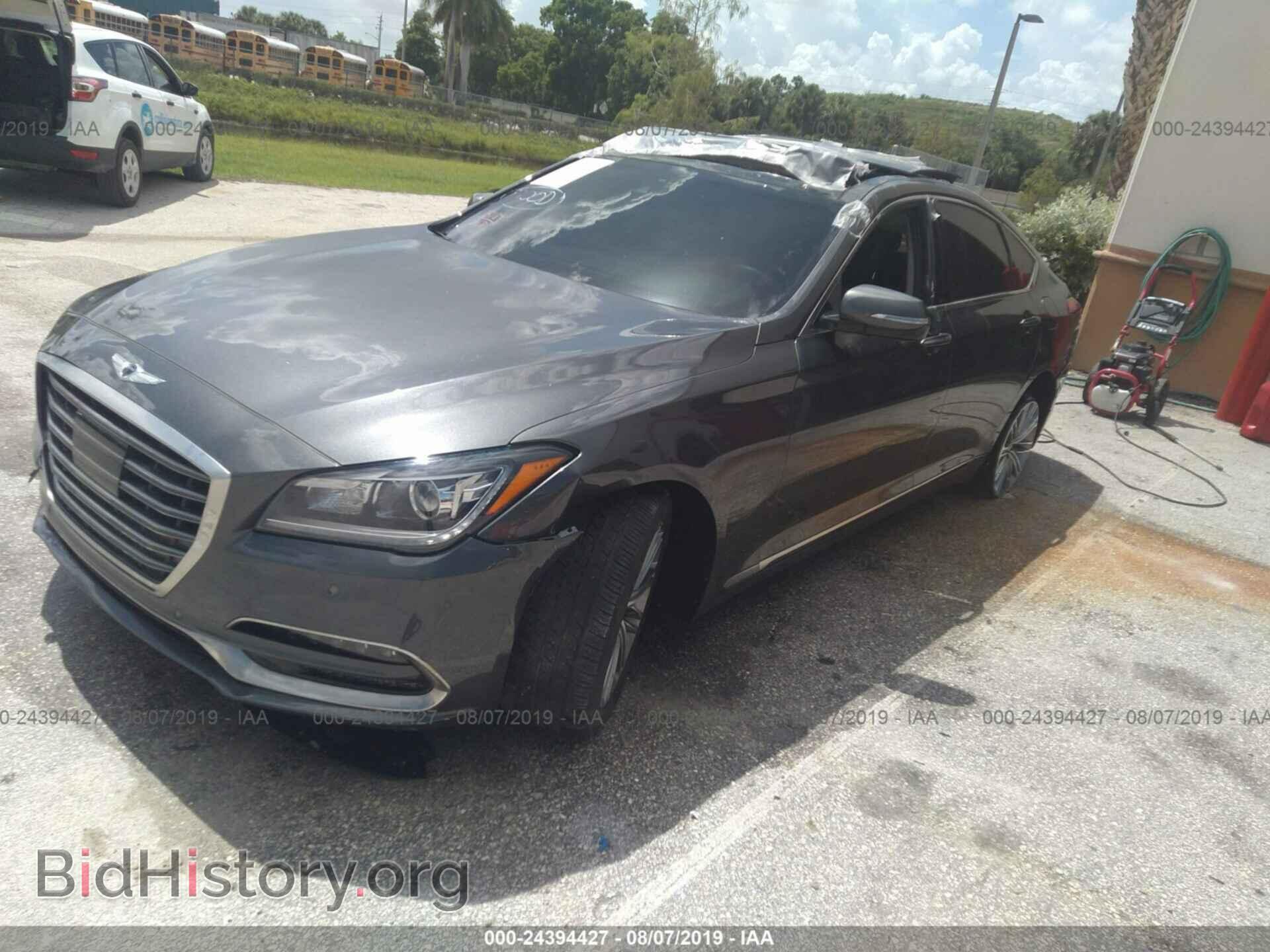 2018 GENESIS G80 - VIN: KMHGN4JE2JU235376 - Фото 2