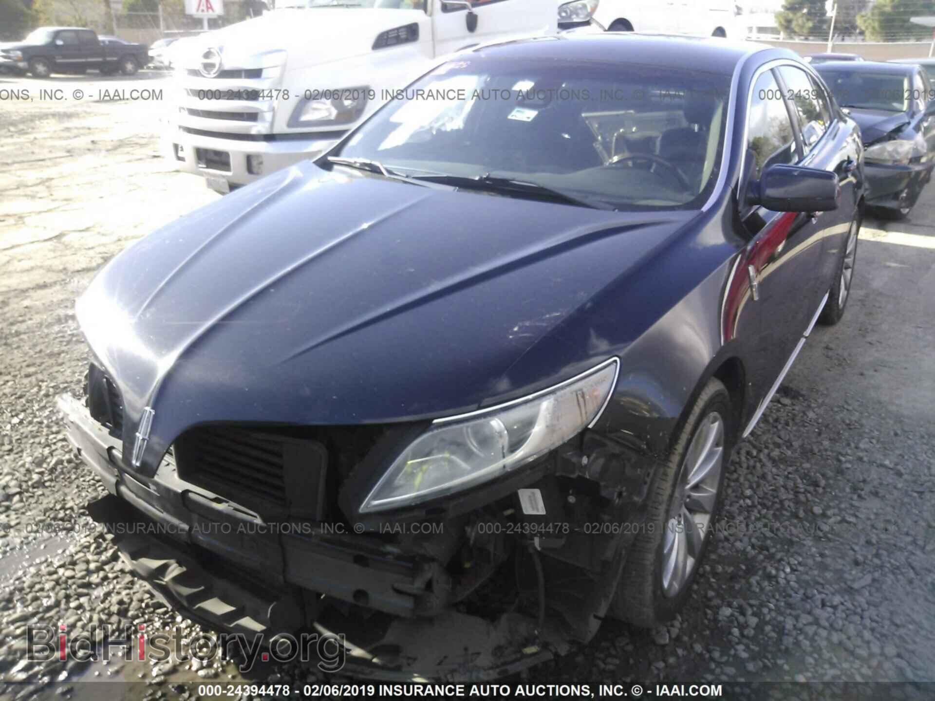2013 LINCOLN MKS - VIN: 1LNHL9DK6DG606003 - Photo 2
