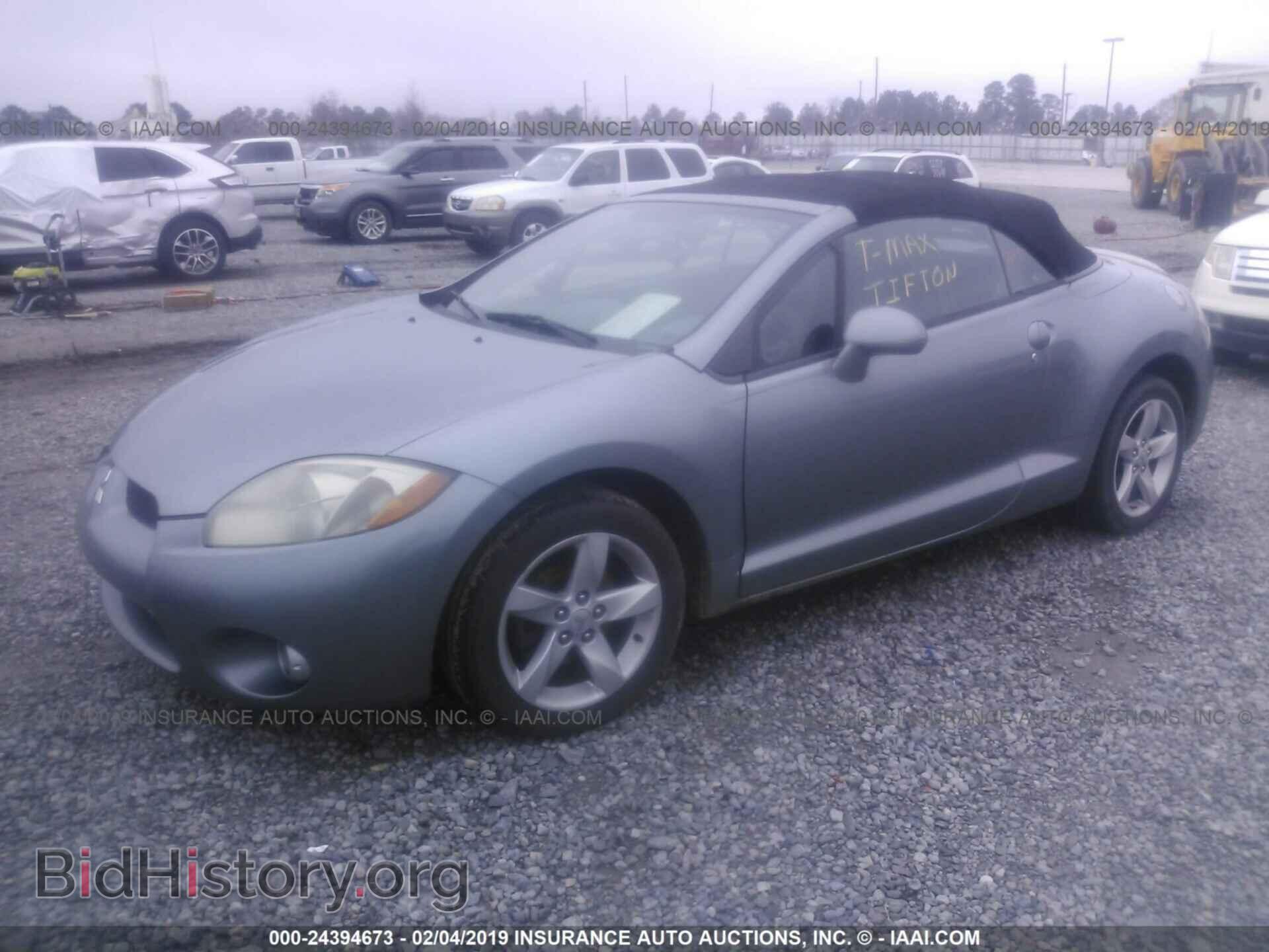 2007 MITSUBISHI ECLIPSE - VIN: 4A3AL25F47E029922 - Photo 2
