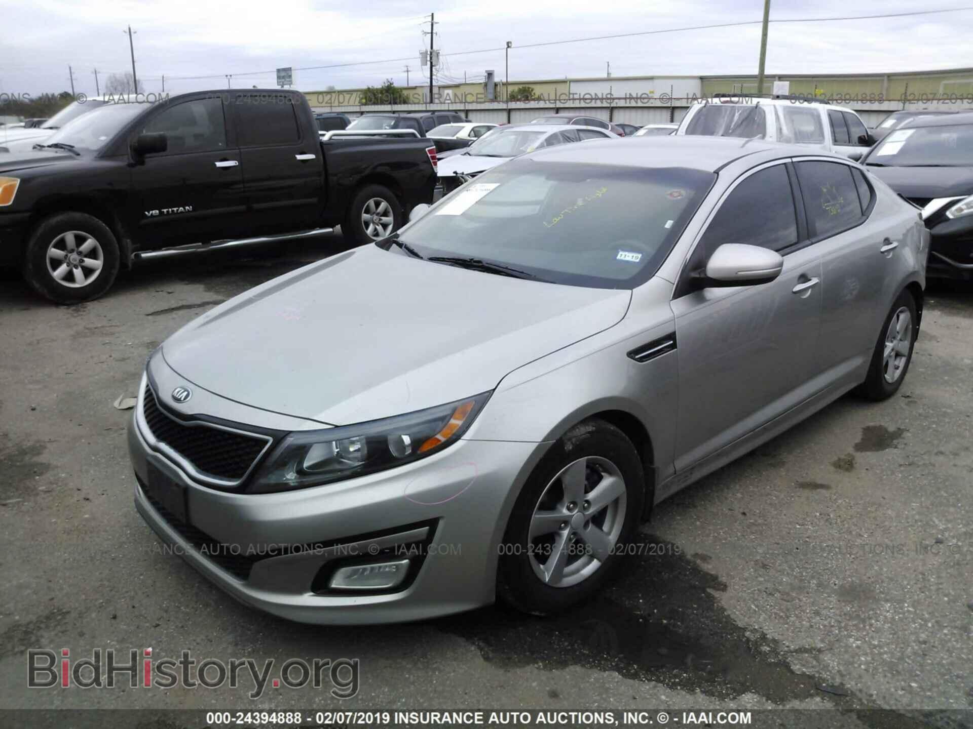 2015 KIA OPTIMA - VIN: 5XXGM4A73FG365821 - Фото 2