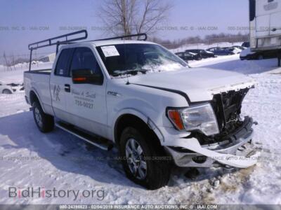 2012 Ford F150 Super Cab, white — VIN 1FTFX1EF5CKE16546, IAAI