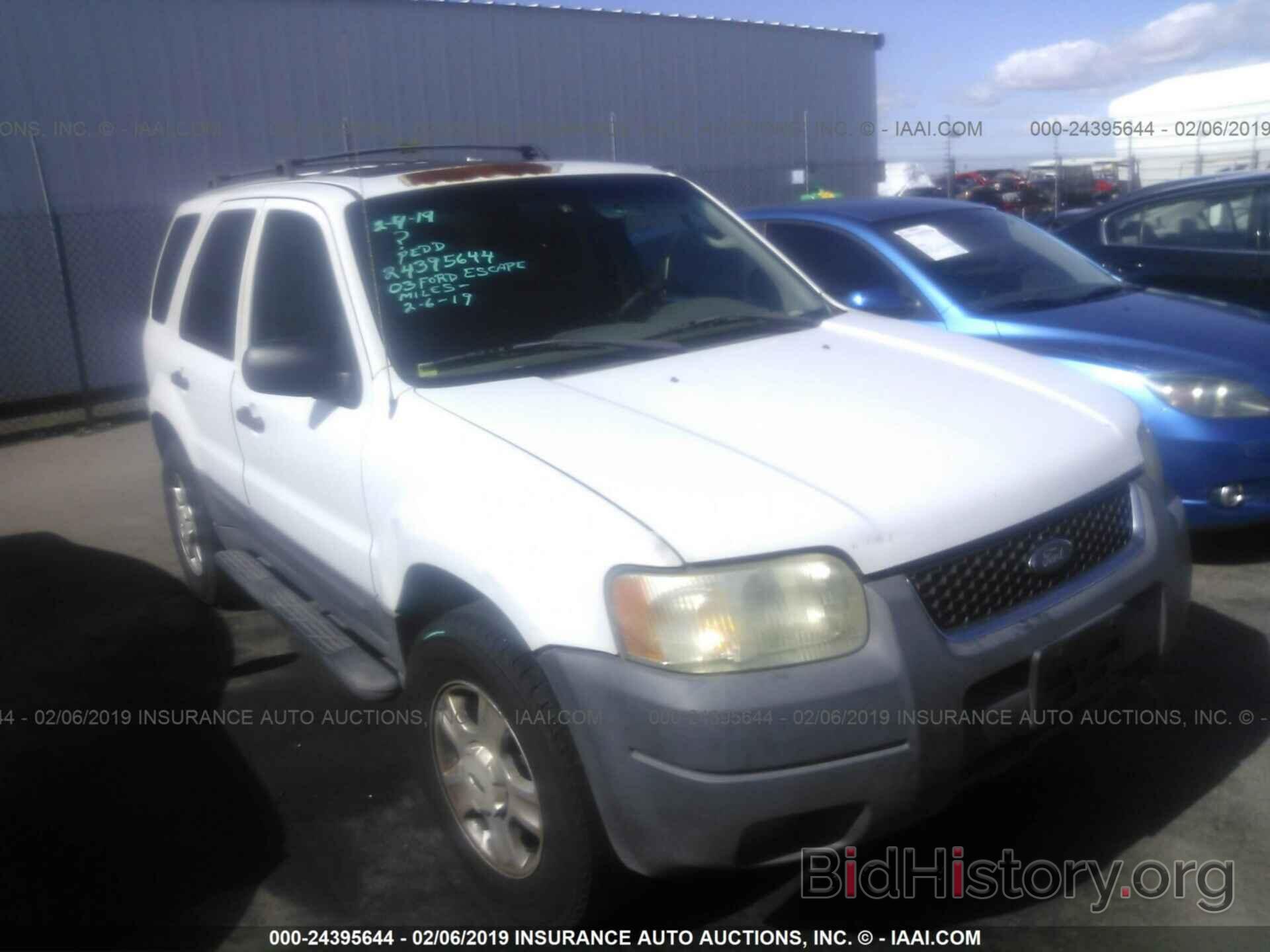 Photo 1FMYU03183KC27808 - FORD ESCAPE 2003