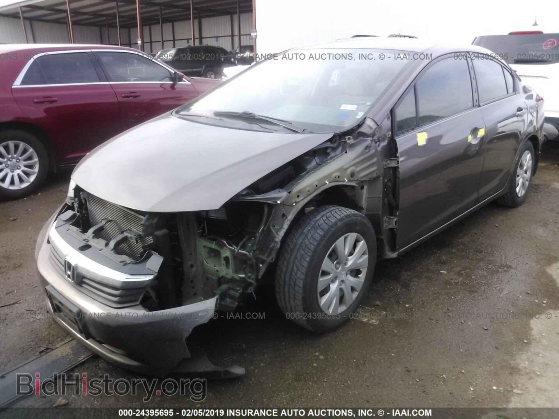 2012 HONDA CIVIC - VIN: 2HGFB2F54CH543498 - Photo 2