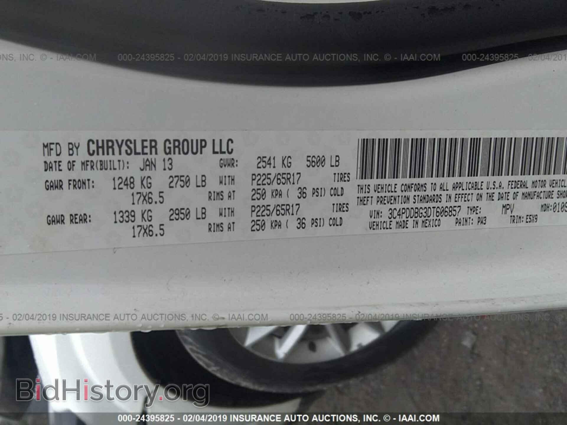 2013 DODGE JOURNEY - VIN: 3C4PDDBG3DT606857 - Фото 9