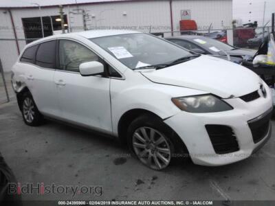 2010 Mazda CX-7, белый — VIN JM3ER2W54A0351691, IAAI