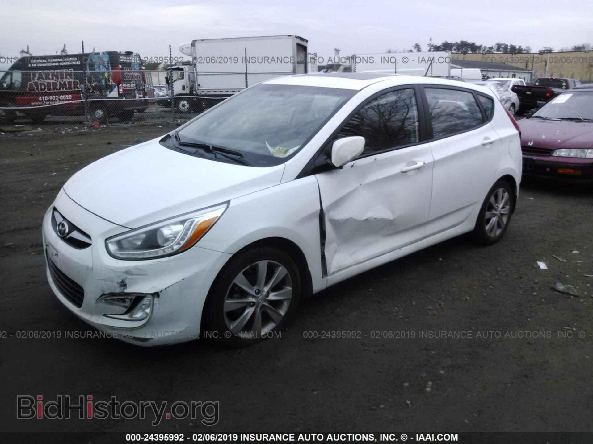 2014 HYUNDAI ACCENT - VIN: KMHCU5AE6EU174157 - Фото 2