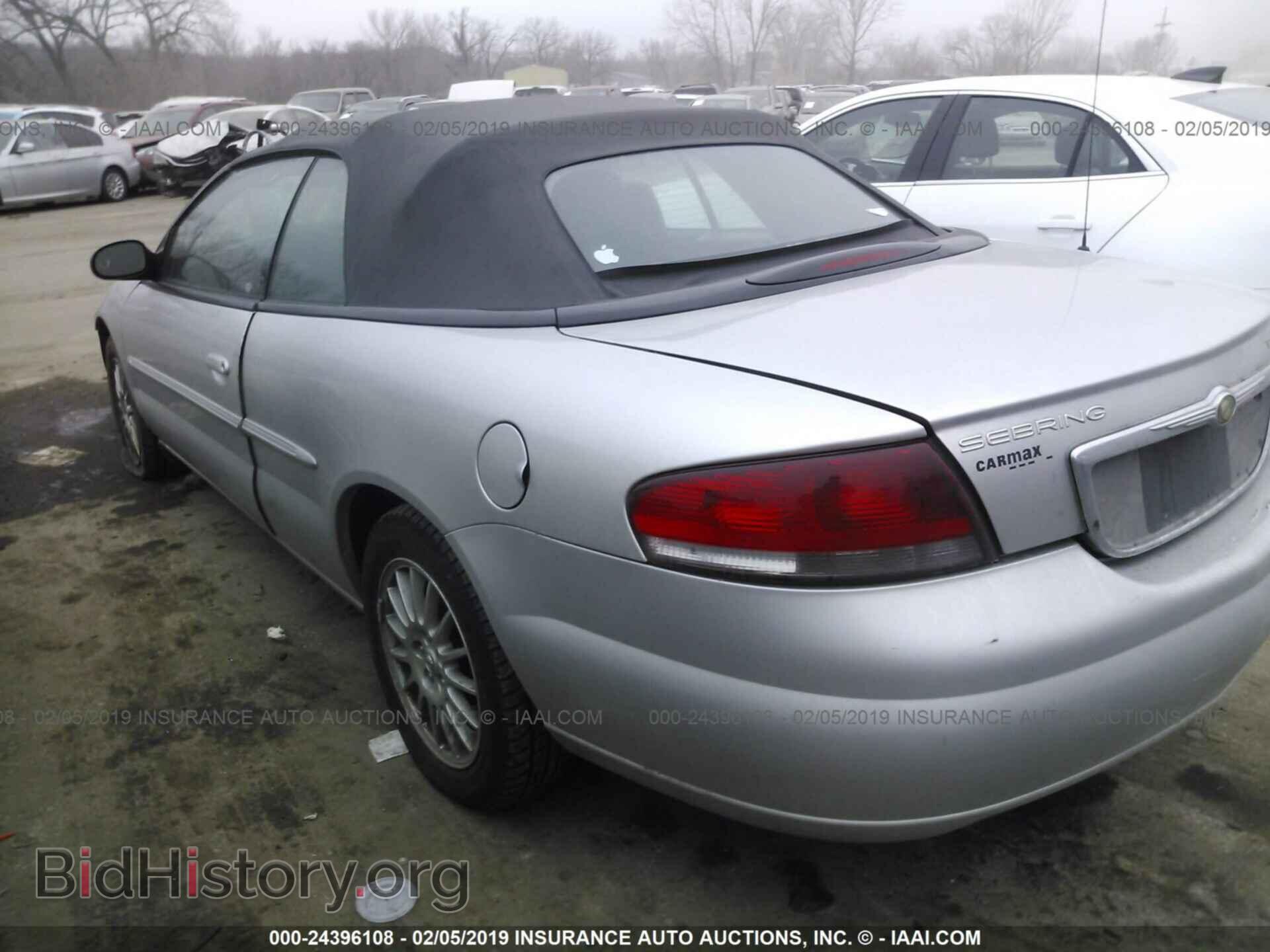 2004 CHRYSLER SEBRING - VIN: 1C3EL55R24N321827 - Фото 3