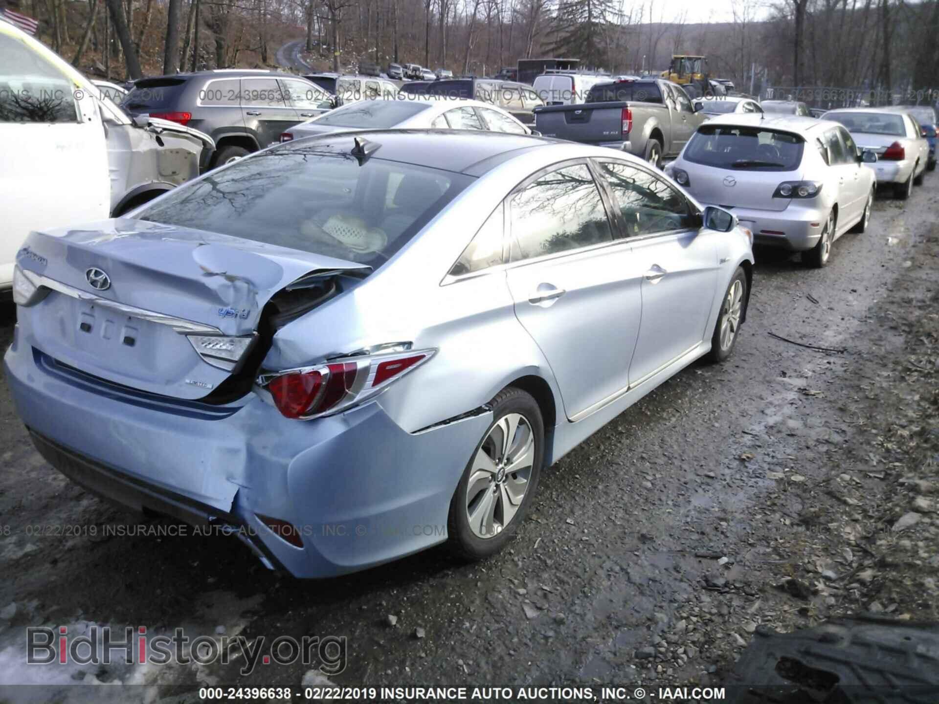 2014 HYUNDAI SONATA - VIN: KMHEC4A40EA107083 - Фото 4