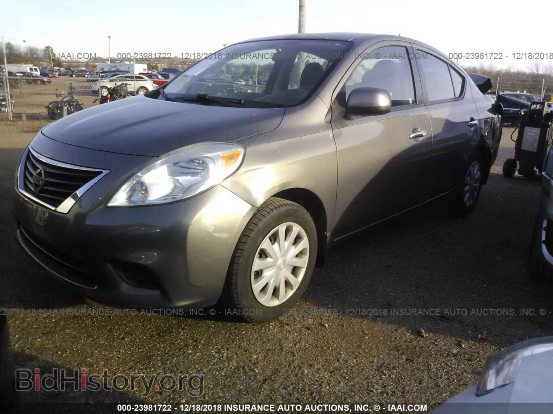 2012 NISSAN VERSA - VIN: 3N1CN7AP5CL862479 - Фото 2