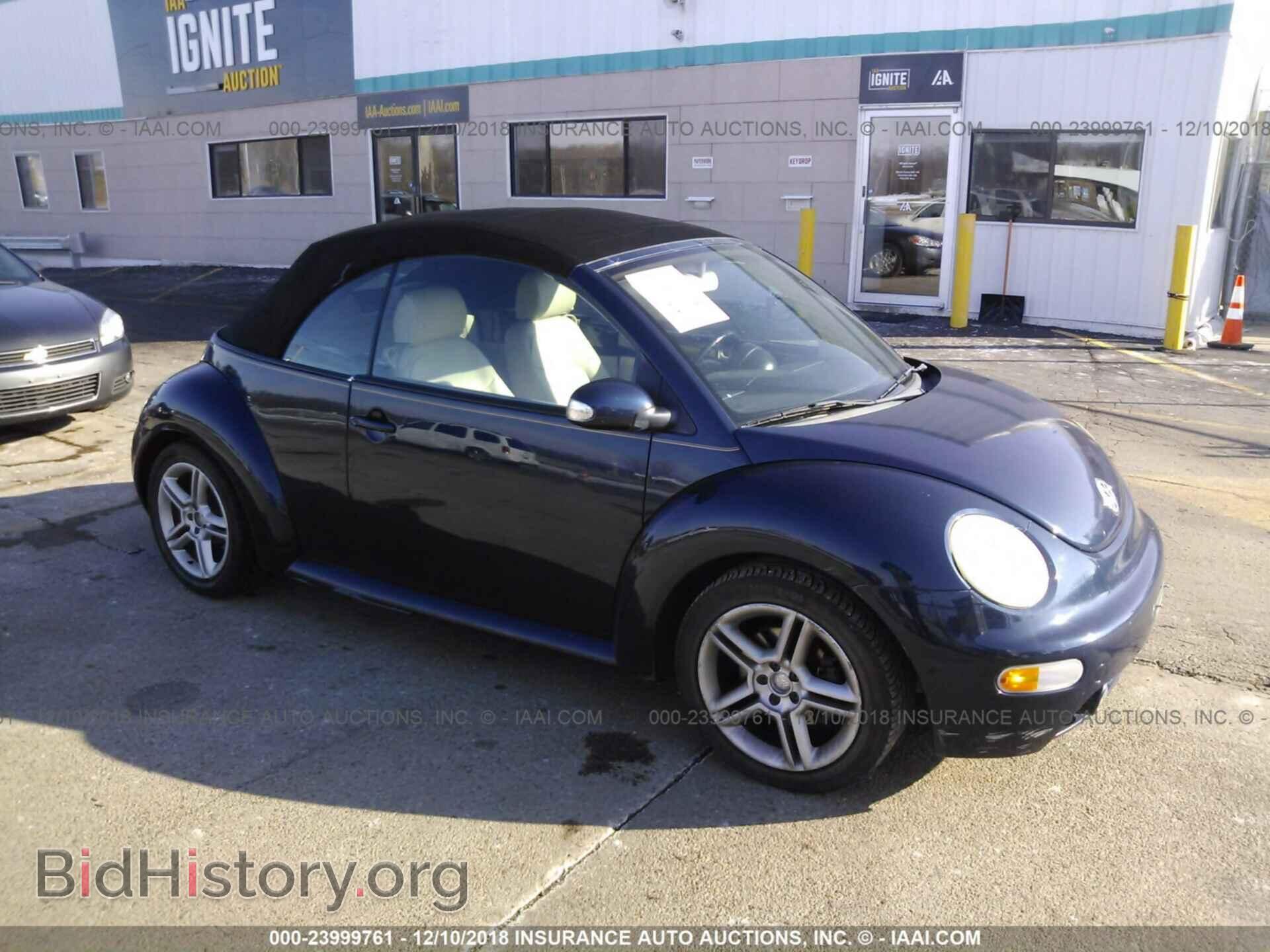 Фотография 3VWCD31YX4M312169 - VOLKSWAGEN NEW BEETLE 2004