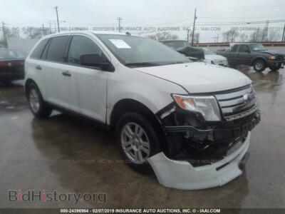 2009 Ford EDGE, белый — VIN 2FMDK36C19BA40822, IAAI