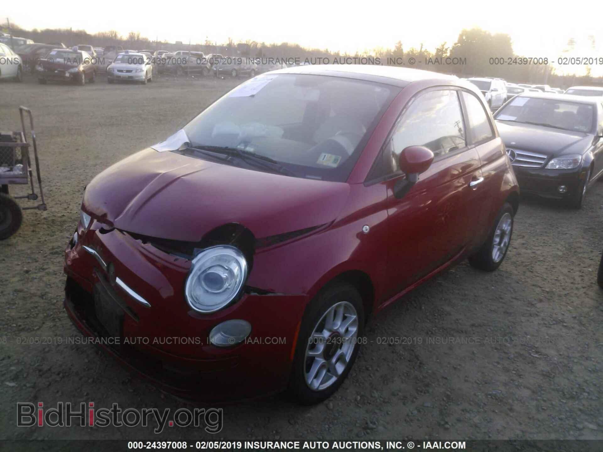 2012 FIAT 500 - VIN: 3C3CFFAR0CT382778 - Фото 2